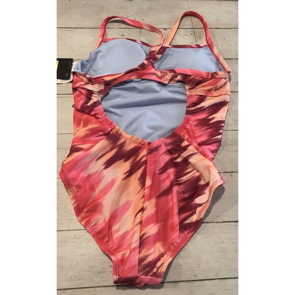 NEW Nike One Piece Swimsuit Women's Small Racerback Bikini Bottom Pool Swim - Picture 3 of 4